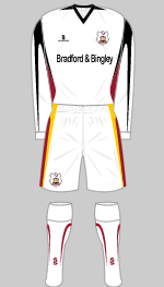 bradford city 2008-09 away kit