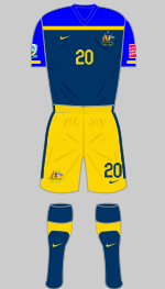 australia 2011 women's world cup change kit