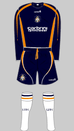 luton town 2008-09 away kit