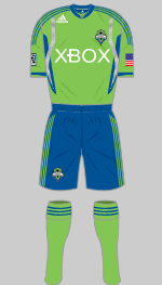 seattle sounders 2011 home kit
