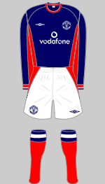 manchester united 2000 third kit