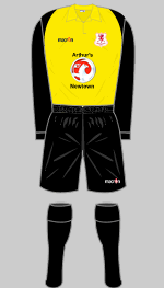newtown afc 2011-12 away kit