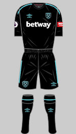 west ham 2017-18 change kit