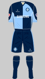 wycombe wanderers 2013-14 home kit