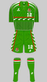 wales third kit 1996